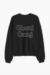 House Of Lulu Ghoul Gang Sweatshirt In Black In Black