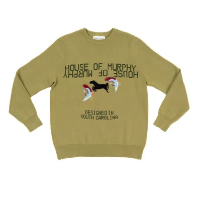 House Of Murphy Women's Green / Blue / Red  Loungewear Sweater In Brown