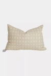 House Of Nomad Checked Out Lumbar Pillow In Neutral