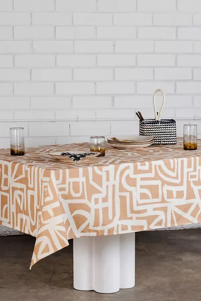 House Of Nomad Jet Lag Table Cloth In Orange