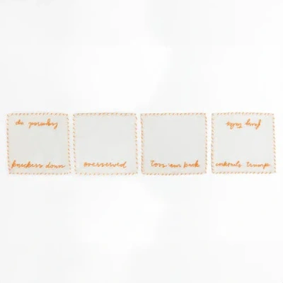 House Of Revelry Liquored Up Cocktail Napkins Set Of Four