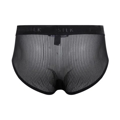 House Of Silk Fleur Tulle Men's Brief Black