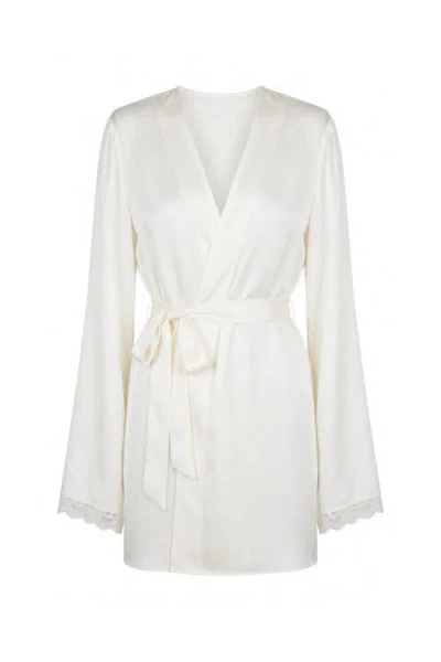 House Of Silk Forevermore Robe In Butter Yellow