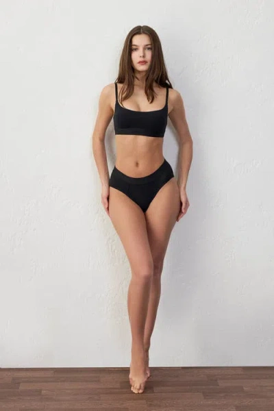 House Of Silk Nora Extra Soft Woman's Brief In Black