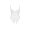 House Of Silk Women's Béatrice Ouvert White Bodysuit