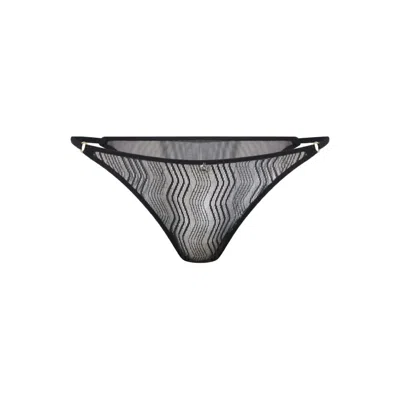 House Of Silk Women's Black Amelia Lace Panty