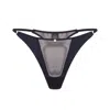 House Of Silk Women's Black Judith Thong In Black
