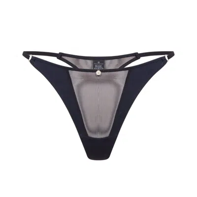 House Of Silk Women's Black Judith Thong