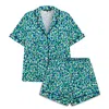 House Of Silk Women's Cutie Dots Soft Shorts Pyjama Set Green In Green