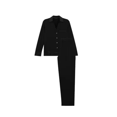 House Of Silk Women's Ella Soft Viscose Pajama Set Black