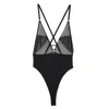 House Of Silk Women's Amelia Ouvert Corset Black With A Removable Panty In Black