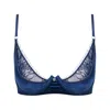 House Of Silk Women's Idylle Velvet Bra Midnight Blue In Blue