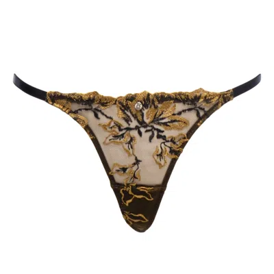 House Of Silk Women's Josephine V-string Black | ModeSens