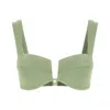 House Of Silk Women's Luna Bikini Top Mint Green In Green