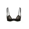 House Of Silk Women's Matilda Push Up Bra Black In Black