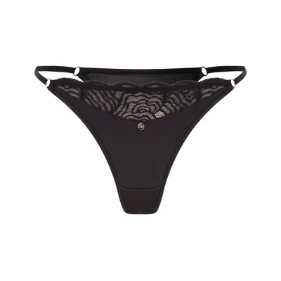 House Of Silk Women's Monica Thong Black