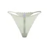 House Of Silk Women's Neima Lace Low Cut Thong Mint Green In Green
