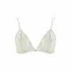 House Of Silk Women's Neima Lace Triangle Bra Mint Green In Green