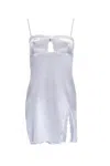House Of Silk Women's Silk Adriana Dress White In White