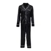 House Of Silk Women's Silk Black Pyjama Suit In Black