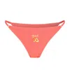 House Of Silk Women's Yellow / Orange Juicy Peach Panty Orange In Yellow/orange