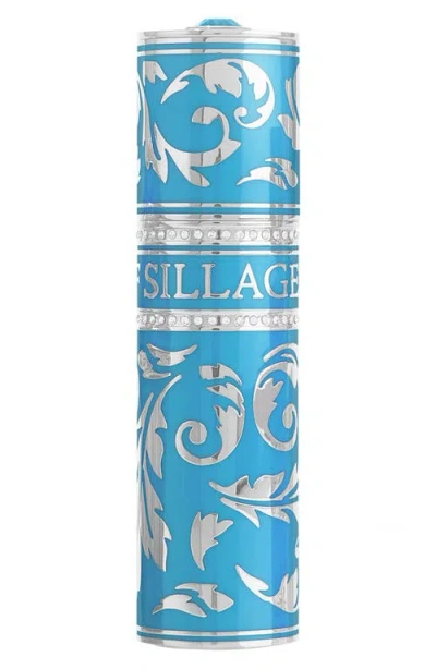 House Of Sillage Arabesque Collection Aquamarine Travel Spray Case In Transparent