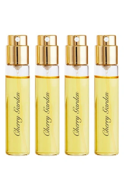 House Of Sillage Cherry Garden Parfum Set Of 4 Travel Sprays In Transparent