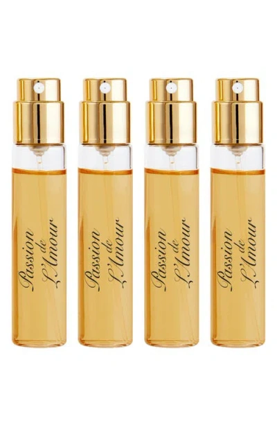 House Of Sillage Passion De L'amour Parfum 4-pack Travel Sprays In Transparent