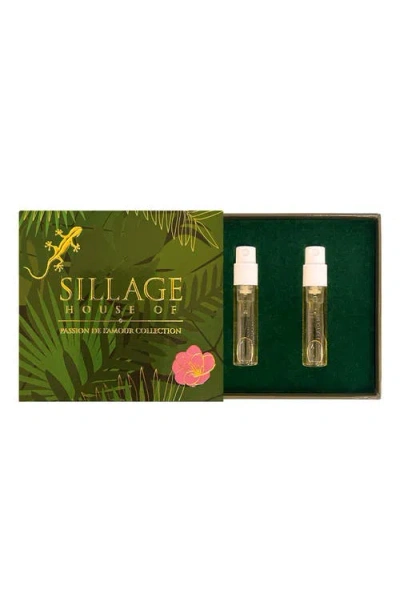 House Of Sillage Passion De L'armour Fragrance Set In Transparent