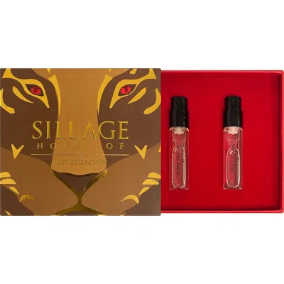 House Of Sillage Ruby Collection Fragrance Sample Set In Transparent