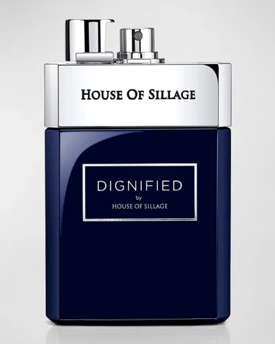 House Of Sillage Signature Collection Dignified Fragrance For Men, 2.5 Oz./ 75 ml In White