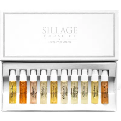 House Of Sillage Signature Fragrance Set In Transparent