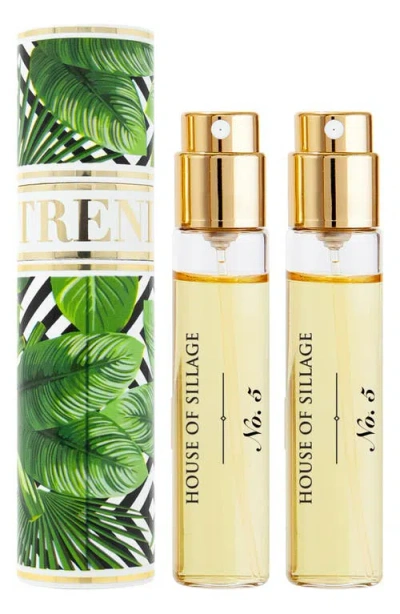 House Of Sillage The Trend No. 5 Tropical Jungle Travel Spray Set In Transparent