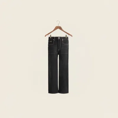 House Of Sunny 13oz Carpenter Straight Leg Denim In Black