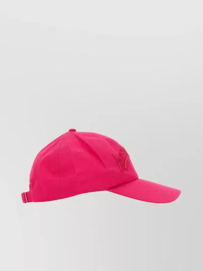 House Of Sunny Baseball Hat Cotton Curved Visor In Pink