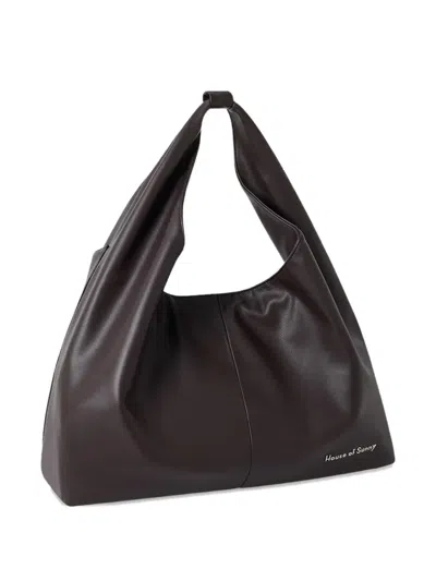 House Of Sunny Big Sling Shoulder Bag In Brown