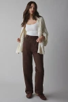 House Of Sunny Canvas Worker Pant In Chocolate, Women's At Urban Outfitters In Chocolate