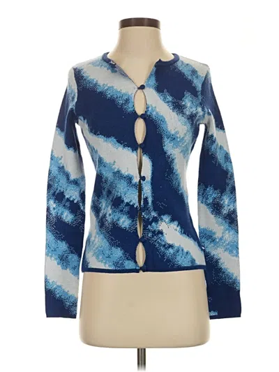 Pre-owned House Of Sunny Cardigan Sweater In Blue