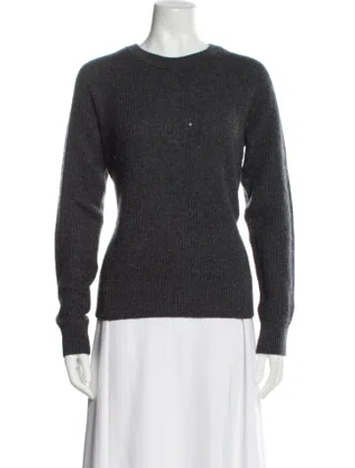 Pre-owned House Of Sunny Cashmere Crew Neck Sweater In Gray
