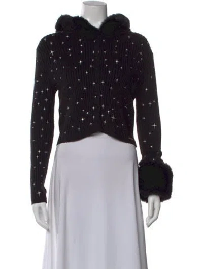Pre-owned House Of Sunny Crew Neck Sweater In Black
