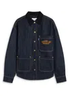 House Of Sunny Designer-embroidered Denim Shirt