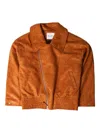 House Of Sunny Embossed Jacket In Brown