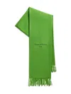 House Of Sunny Fringed Scarf In Green