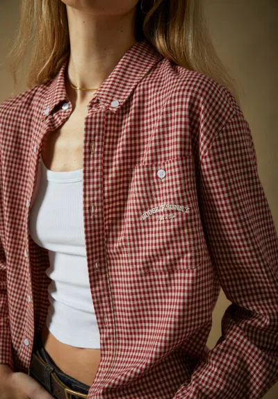 House Of Sunny Gingham Shirt In Multi