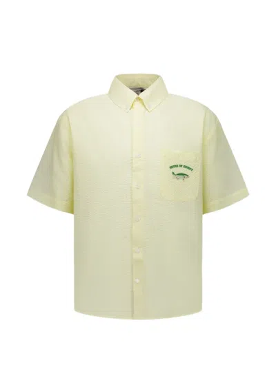 House Of Sunny Gone Fishing Shirt In Green