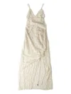 House Of Sunny Robe Hera Applique Blanc Cassé In Neutral