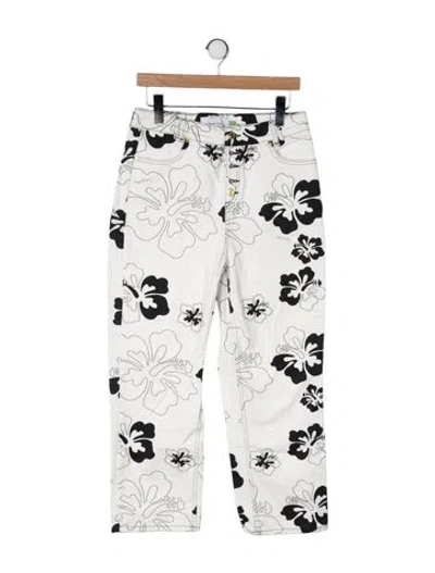 Pre-owned House Of Sunny High-rise Straight Leg Jeans In Multi