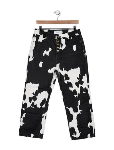 Pre-owned House Of Sunny High-rise Straight Leg Jeans In Multi