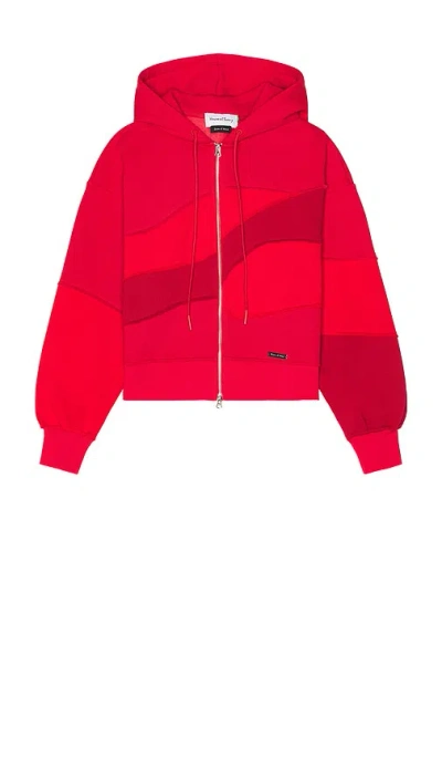 House Of Sunny Landscape Hoodie In Red