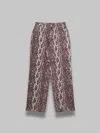 House Of Sunny Leopard Jessie Denim In Brown